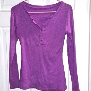 Womens Lavender Thermal Size Small